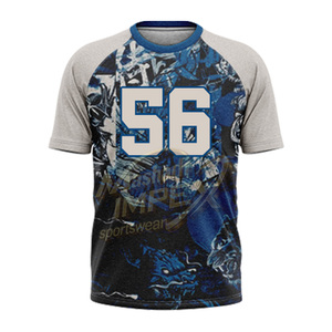 ชุดยูนิฟอร์มฟุตบอลแบบ 7 คน แห้งเร็ว สวมใส่สบาย พิมพ์ลายแบบ Sublimation สำหรับผู้ใหญ่ สไตล์อเมริกัน 7v7  รับผลิตตามแบบ OEM - Product Image 3