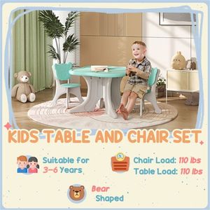 Set Tavolo da Pranzo per Bambini, Set di Mobili per Bambini - Product Image 2
