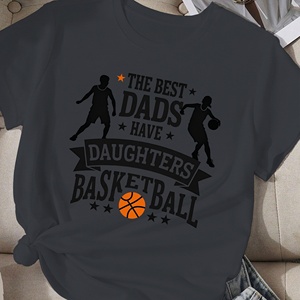 Dads Basketball Camiseta cómoda para mujer - Product Image 3