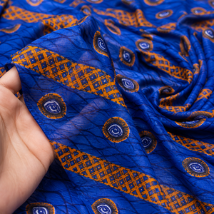Tela de Algodón con Estampado Africano de Alta Calidad y Ecológica, Textil Ankara, Tela con Estampado Batik para Vestidos de Mujer y Hombre, Bolsos y Manualidades - Product Image 4