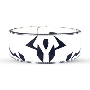 Cinturón de Levantamiento de Pesas con Diseño de Sukuna, de Cuero Vacuno Transpirable, Soporte Lumbar Profesional para Powerlifting - Product Image 4