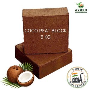 Bulk Wholesale 5kg Low EC Washed Eco-Friendly Cocopeat <b>Block</b> 100% Organic Substrate PH 5.2-6.8 for Hydroponics Greenhouse - Product Image 2
