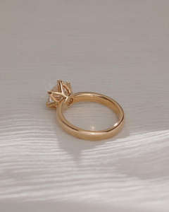 Arin Eternity Band IGI/GIA Oval Lab Grown Diamond 14K Oro Boda Anillo de compromiso Laboratorio Creado Joyería para mujeres - Product Image 2