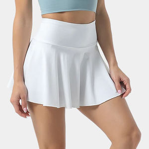 Jupe-short de tennis et de golf pour femme, taille haute très extensible, effet rafraîchissant 2-en-1, bas de sport personnalisé de haute qualité - Product Image 1
