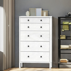 Cómoda Moderna de Madera con 5 Cajones, Color Personalizado, Servicio OEM, Hecha en Malasia, No Plegable, para Uso en Oficina en Casa 14_0034 - Product Image 1