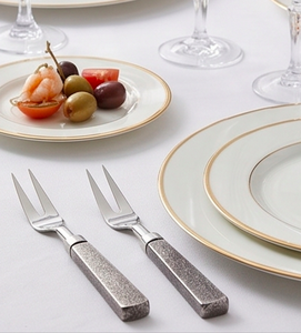 Ensemble de fourchettes vintage finition argentée, style antique élégant, parfait pour la table à manger, essentiels de cuisine et idéal pour un cadeau - Product Image 2