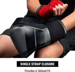 Gants de boxe professionnels neufs, légers, en cuir durable de haute qualité, séchage rapide, fermeture auto-agrippante pour le poignet - Product Image 3