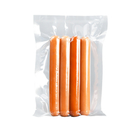 Sacs sous vide en plastique transparent texturé, résistants à la chaleur, pour le stockage des aliments, hermétiques, design gaufré, impression en gravure pour la viande fraîche