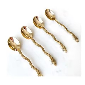 Cuchara de Té de Metal de Alta Calidad, Cuchara de Café de Acero Inoxidable, Cuchara para Remover Azúcar, Cubertería para Postre, Duradera - Product Image 6