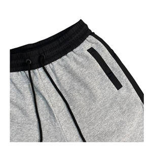 Pantalones cortos de forro polar para hombre, tela suave y transpirable, cintura elástica con cordón, bolsillo, cómodos, casuales, deportivos, para gimnasio, correr, entrenamiento. - Product Image 3