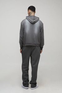 เสื้อฮู้ดสไตล์ฮิปฮอปสำหรับผู้ชาย เสื้อสเวตเชิ้ตแบบยูนิเซ็กส์ ทรงหลวม สตรีทแวร์ลำลอง พิมพ์ลายตัวอักษรแบบพัฟ ผ้าฝ้าย ทันสมัย จากผู้ผลิต - Product Image 2