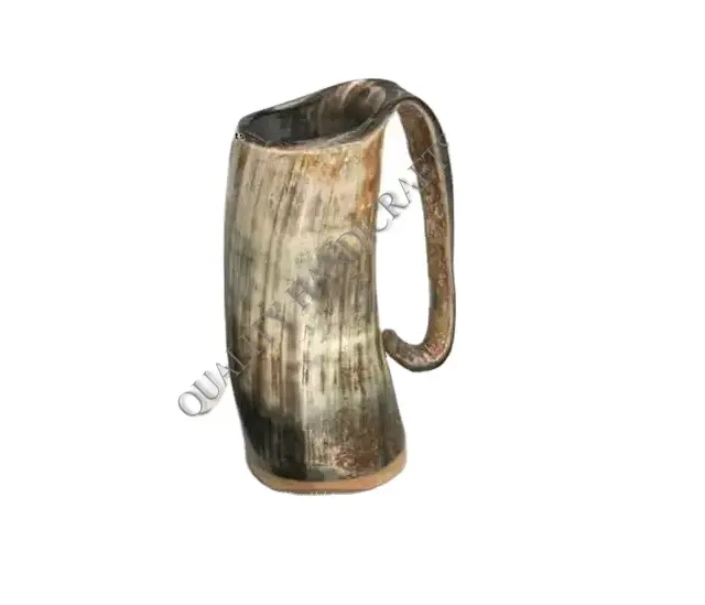 Кружка-рожок викингов лучшего качества, кружка-бокал в средневековом стиле, кружка для еды, кружка из рога буйвола