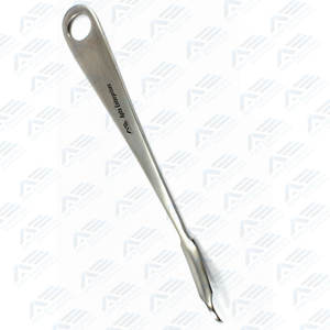 คันโยกกระดูก 16 ซม. เครื่องมือผ่าตัดยกกระดูกเชิงกราน คันโยกกระดูก 6 มม. ตัวแยกกระดูกแบบตะขอ เครื่องมือผ่าตัดมินิโฮห์มมันน์ - Product Image 5