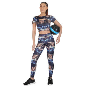Vêtements de sport pour femmes en promotion, ensembles de yoga à séchage rapide, vêtements de sport à col carré, ensembles de fitness avec design par sublimation - Product Image 3