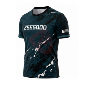 Custom Sublimation Wrestling T-Shirts for Men 100% <b>Polyester</b> Crew Neck Regular Fit Printed Technique Breathable Grappling <b>tshirt</b> - Product Image 2
