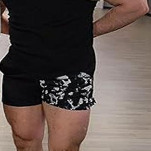 Shorts en molleton épais French Terry pour hommes, avec empiècements en mesh et taille élastique, par Dress Sports - Product Image 6