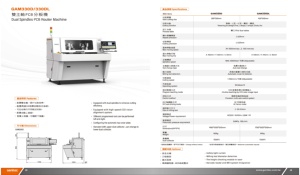 Máquina Router para PCB Automática de Alta Precisión GENITEC GAM330D, 1 Año de Garantía, Dos Husillos - Product Image 3