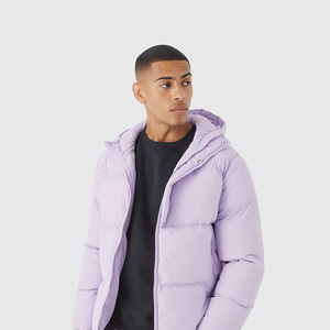 Vente d'usine OEM – Vestes pour hommes personnalisées, tendance, unies, style streetwear, imperméables, coupe-vent, avec poches frontales et logo - Product Image 1