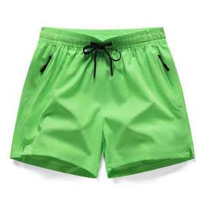 Pantalones Cortos Deportivos Ligeros de Algodón y Poliéster para Hombre, Pantalones Cortos de Playa de Lino, Pantalones Cortos Deportivos para Correr en Verano - Product Image 1