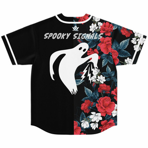 Maillot de baseball SPARKWELL à imprimé floral pour homme, manches courtes, respirant, en polyester, coupe classique, pour toutes les saisons - Product Image 6