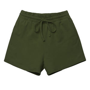 En gros, Ensemble short et sweat à capuche pour femme, couleur unie, nouveau design 2026, confortable, 100% coton, imperméable, coupe-vent, respirant, été - Product Image 3