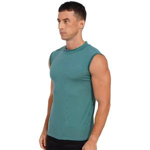 Camisetas sin mangas personalizadas al por mayor para hombre, camisetas estilo streetwear y camisetas tipo muscle para marcas de ropa urbana masculina al por mayor - Product Image 6