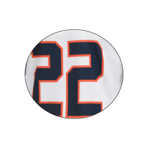 เสื้อทีมลาครอสแบบระบายอากาศ ผลิตจากโพลีเอสเตอร์ พิมพ์ลายดิจิทัลตามสั่ง ออกแบบเองได้  รับผลิตจำนวนน้อย (MOQ ต่ำ)  ชุดกีฬาแบบซับลิเมชั่น  OEM - Product Image 4