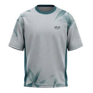 T-shirt de sport tricoté surdimensionné pour homme – Confortable, respirant, séchage rapide – Idéal pour la course, l'entraînement et le fitness - Product Image 1
