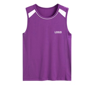 Summer Men's Sports Tank top muscle <b>vest</b> men's Solid Plain tank tops Wholesale cheap Price from direct factory - Product Image 1