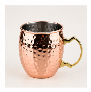 Juego de tazas de cobre martillado de lujo al por mayor, tazas premium de metal para Moscow Mule, para bares y fiestas, tazas personalizadas para regalos empresariales - Product Image 6