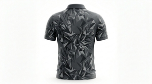 Chemises de sport pour hommes à manches courtes, personnalisables, en maille unie, anti-plis, séchage rapide, imprimées, pour le golf – Créez votre propre marque - Product Image 2