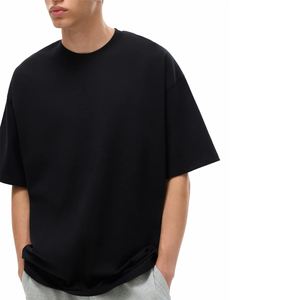 Wholesale Cheap Price 100%cotton Acid Wash Silk Screen Printed Blank T Shirt Men Custom Print Graphic Logo Streetwear Loose <b>Drop</b> - Product Image 2