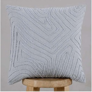 Funda de Cojín Cuadrada de Lino y Algodón con Patrón Geométrico a Cuadros, Bordes con Flecos, Lavable, Decorativa - Product Image 6
