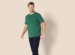 Camiseta de Manga Corta Casual con Cuello Redondo para Hombre, 100% Algodón, Ultraligera, Transpirable, de Secado Rápido, Entrega Rápida - Product Image 6