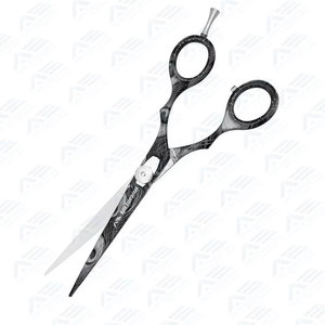 Ciseaux de coiffure professionnels 440C, ciseaux de barbier et ciseaux à effiler, ciseaux de précision pour salon de coiffure et beauté - Product Image 3