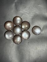 Pierre de lune naturelle marron taille brillant 13 mm 8 carats avec jeu de couleurs certifiée par un tiers pour la fabrication de bijoux - Prix exceptionnel