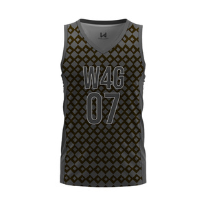 เสื้อบาสเก็ตบอลแบบยูนิเซ็กส์ที่สามารถปรับแต่งได้ ระบายอากาศได้ดี พิมพ์ลายแบบซับลิเมชั่น ซับเหงื่อ แห้งเร็ว ชุดฝึกซ้อมบาสเก็ตบอล - Product Image 4