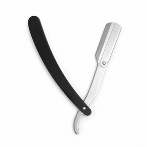 Professional Stainless Steel Straight <b>Razor</b> <b>Single</b> <b>Blade</b> ABS Plastic Handle Barber Salon Face Shaving Tool Male Use MANAN - Product Image 5