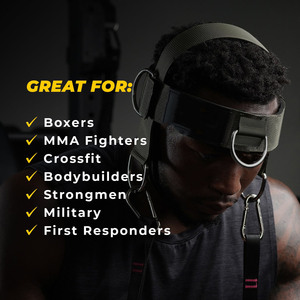 Professional Head Harness Men Women Gym Neck <b>Trainer</b> Strength Rehab Workout OEM Supplier - Product Image 6