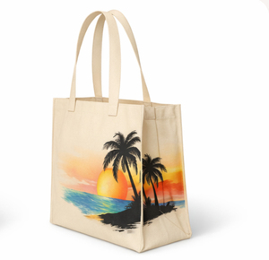 Premium Custom Heavyweight Reusable Supermarket Reinforced Design Cotton Canvas Grocery Tote Shopping <b>Bag</b> with Bottom Gusset - Product Image 5