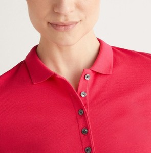Chemise Oxford tricotée pour femme avec logo personnalisé, boutons, coupe ajustée, décontractée, infroissable, séchage rapide, respirante, polyester/coton, vente en gros - Product Image 4