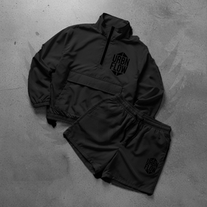 Custom Manufacturer High Quality Streetwear Windbreaker Short Set Men Sets Two Piece Custom Windbreaker Shorts and <b>Jacket</b> - Product Image 5