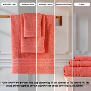 Juego de Toallas de Baño de Algodón de Lujo, Nuevo, Premium, 400-500 GSM, Secado Rápido, Suave, Duradero, Absorbente, Personalizable, para Hotel y Spa - Product Image 4