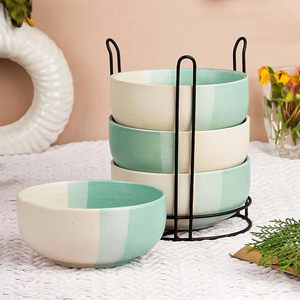 Tazón de Cerámica Premium, Elegante y Asequible, para Servir Sopa, Ensalada, Arroz, Pasta y para Uso en la Comida, por M/S SHAAD HANDICRAFTS - Product Image 5