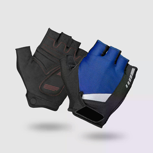 Gants de cyclisme demi-doigts en PU respirant, design à panneaux, unisexe, universels, toutes saisons, pour la course - Product Image 3