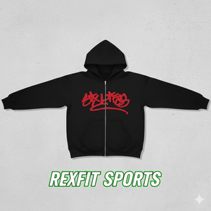 Sudadera con capucha con cremallera, lavado ácido, oversize, hombros caídos, venta al por mayor, logotipo personalizado serigrafiado, sudaderas con capucha y sudaderas para hombre - Product Image 6