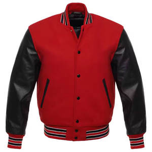 Chaqueta Varsity de Invierno de Alta Calidad y Estilo Urbano para Hombre, Ropa Casual, Logotipo Personalizado, Tejido de Lana Transpirable - Product Image 1