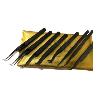 แหนบขนตาปลอมพลาสม่าสีดำแบบญี่ปุ่นใช้ต่อขนตาปลอมสามารถแยกโลโก้ได้ตามต้องการ - Product Image 2