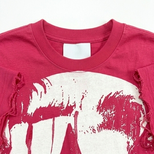 เสื้อยืดคอกลมทรงโอเวอร์ไซส์ลายกราฟิกสไตล์สตรีทแวร์ แขนสั้น ผ้าคอตตอนถัก ทรงวินเทจ ไหล่ตก ทรงหลวม สีซีดจาง - Product Image 2