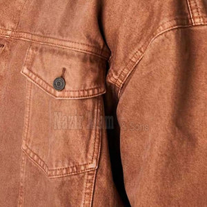 <b>Men</b> Casual Jeans Winter <b>Jacket</b> Vintage Washed Cotton Outerwear Warm Stylish <b>Jacket</b> for Street and Travel - Product Image 6